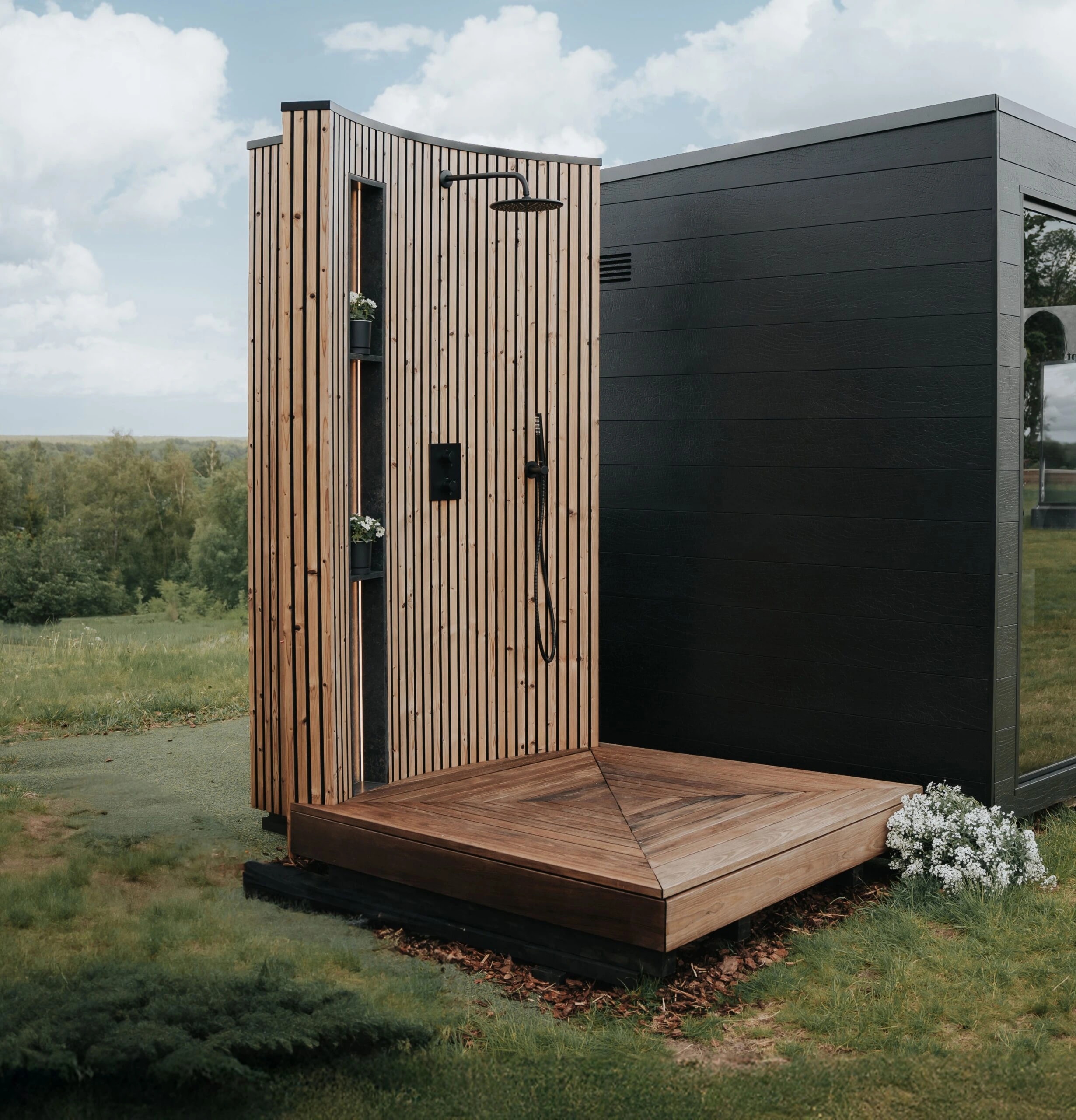 VelAqua outdoor shower