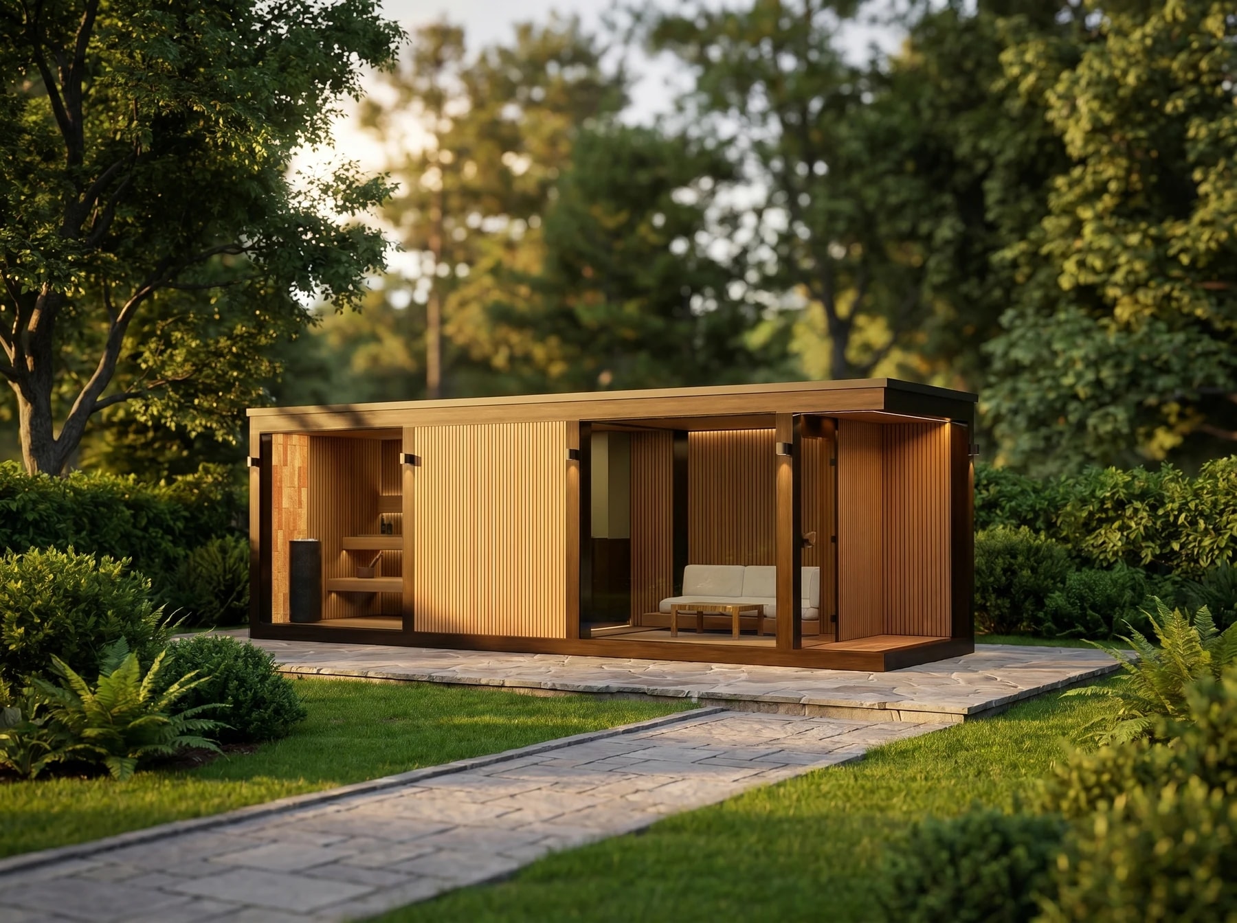 Aborea outdoor sauna