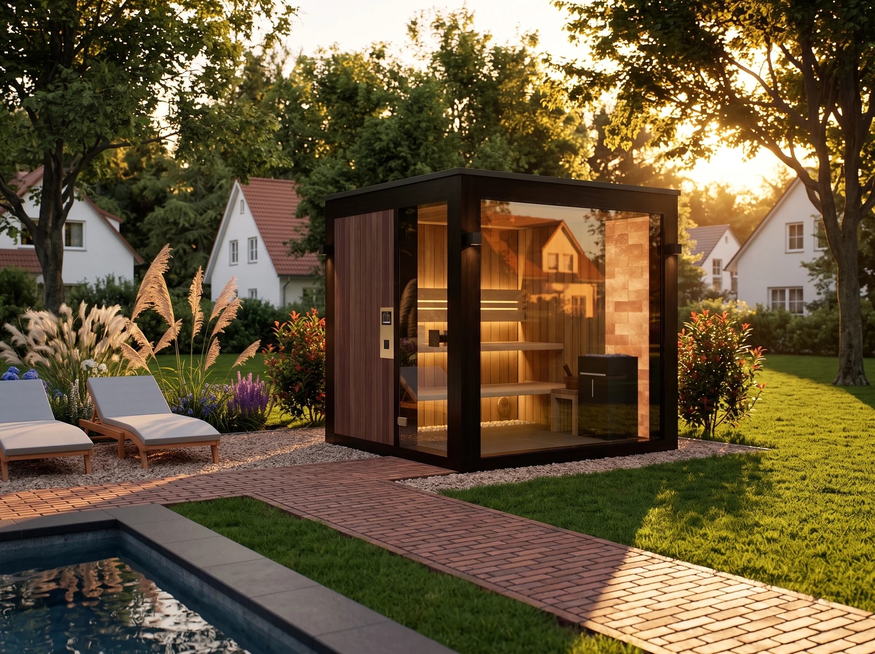 Aero outdoor sauna